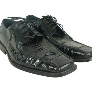Stacy Adams Men’s Black Genuine Leather Oxford Dress Shoes Size 11